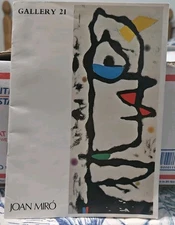 Joan Miro Gallery 21 Catalogue. London Exhibition  1974. Creases And Cover Wear