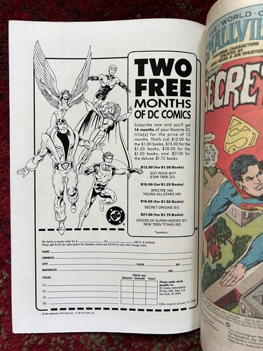 all 4 The World of Smallville by John Byrne Complete Series 1988 DC Comics VGood - Picture 3 of 24