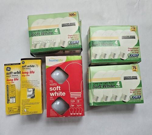 Vintage Lot GE  Incandescent Light 16 Bulbs 4 Packs x 4 Each Lot #01 - Picture 4 of 4