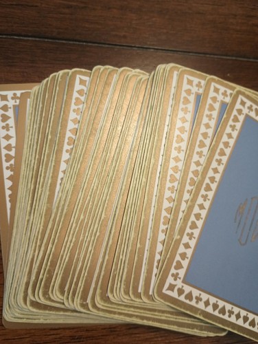Vintage Tiffany & Co 2 Deck Set of Playing Cards Red & Blue Monogramed - Picture 14 of 14