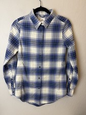 Flylow Brigitte Shirt Womens XS Blue Snapshirt Tech Flannel