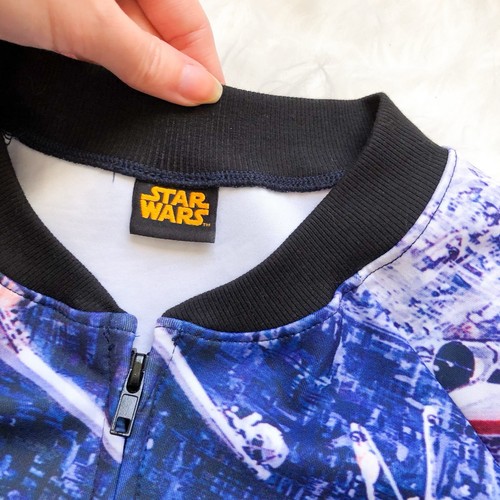 We Love Fine Star Wars Galaxy Wars Women’s Bomber Jacket Size Small - Picture 6 of 7