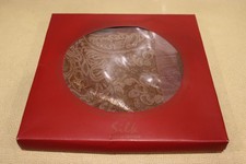 NIB Womens Unbranded Silk Long Scarf Bronze/Gold 70  L x 19.5  W