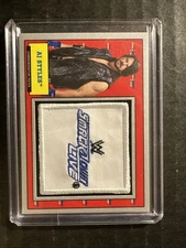 2017 Topps Heritage Wwe AJ styles Commemorative Patch 17/25
