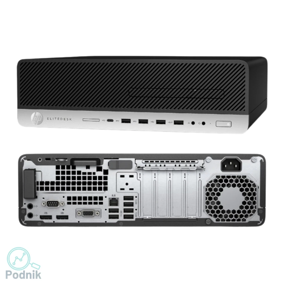 HP SFF Desktop PC i7, up to 32GB RAM, 1TB SSD NVMe, Windows 10/11 Pro, WiFi, BT - Image 3 of 4