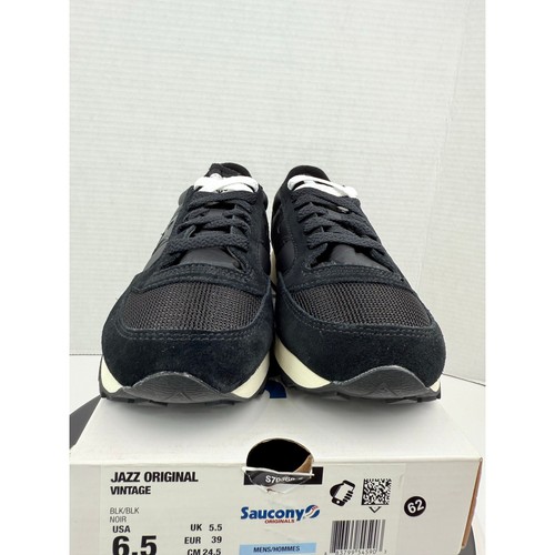 Zapatos para correr Saucony Jazz originales vintage para mujer negros blancos S70368-9 talla 8 - Imagen 4 de 10