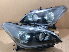 Nissan Fuga M37 Infiniti Y51 09-13 Xenon Hid Front Black Headlight Lamps Oem Set