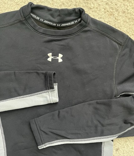 2 Lot Under Armour Mens M Compression Cold Gear Sweater Alter Ego Batman Hoodie - Picture 4 of 16