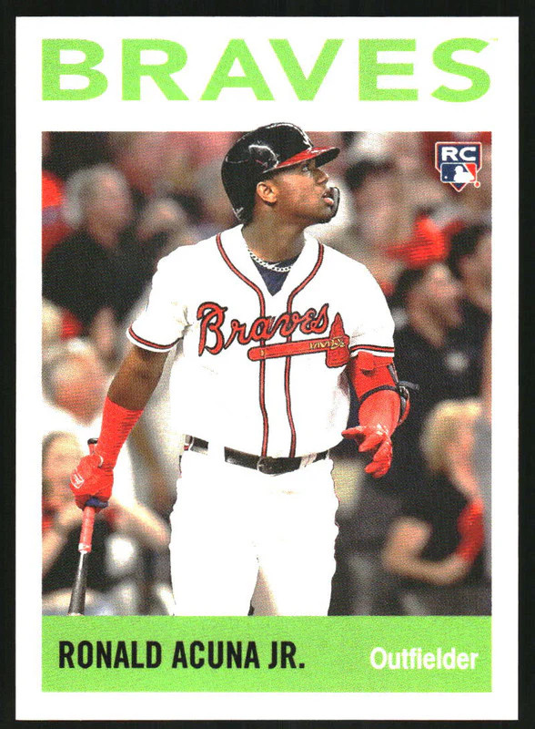 2018 Topps Throwback Thursday #209 Ronald Acuna Jr. RC
