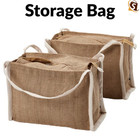 2x IKEA Reusable Food Storage Bags Kitchen Pantry Vegetable Potato Organiser New