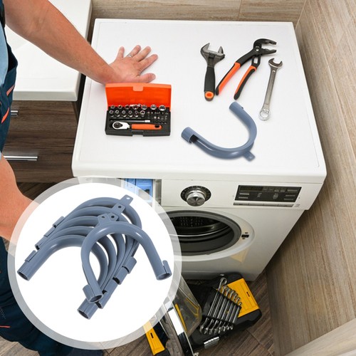 6 Pcs U-shaped Hook Clothes Washer Drain Hose Guide Drainage Pipe Bracket Clamp - Picture 7 of 20