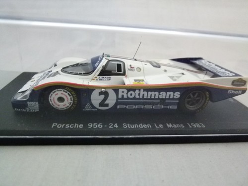 Spark 1:43 Porsche 956 #2 J.Mass-S.Bellof Le Mans 1983 CA-BEL-13 SAM 109 - Imagen 5 de 11