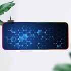  Honeycomb-Muster RGB-Rand-Tastatur-Matte Leuchtende Gaming Mauspad