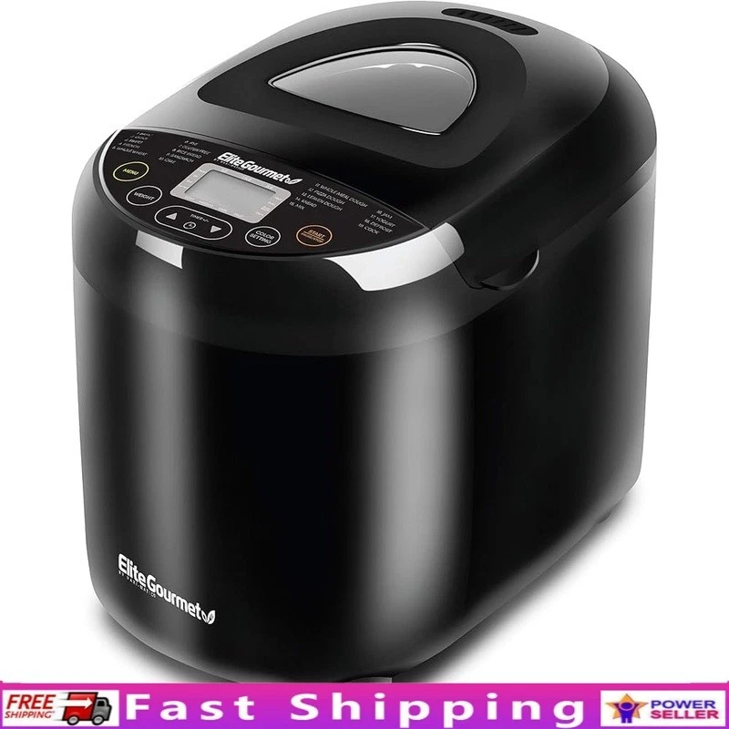 2lb Programmable Bread Maker Machine 3 Loaf Sizes 19 Menu Functions Gluten Free