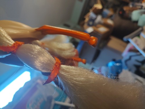 Barbie Nibbles Caballo Mattel 1995 Naranja Bronceado Moviendo Cabeza y Cuello PINTADO A MANO - Imagen 6 de 7