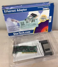 Startech ST100SLP Low Profile PCI 100BASE-TX 100M Fast Ethernet RTL8139E NIB