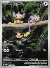 Aipom 211/182 SV04: Paradox Rift Holo Illustration Rare NM