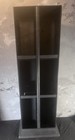 Vtg Alpha Twin Double Row Tower 120 CD Holder Compact Disc Storage Black Stand