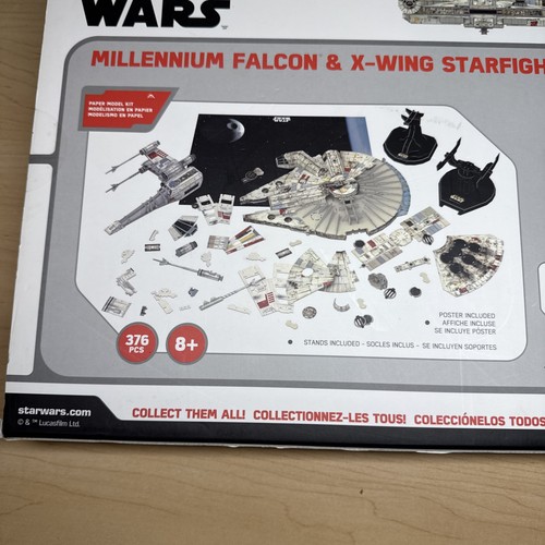 Millenium Falcon & X-Wing Starfighter Set 4D Modellbausatz - Bild 3 von 11