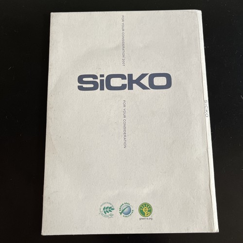 SiCKO : For Your Consideration DVD MOVIE FYC 2007 Academy Award Screener - Picture 2 of 3
