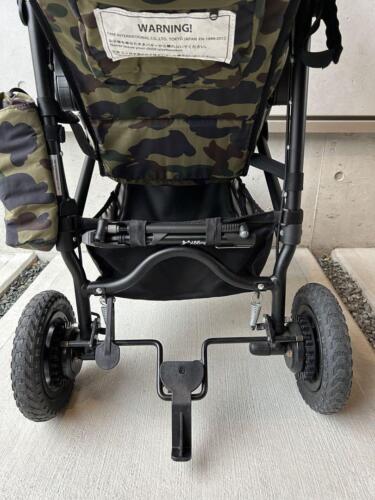 A BATHING APE BAPE KIDS Stroller ABC CAMO Green Used - Picture 6 of 8