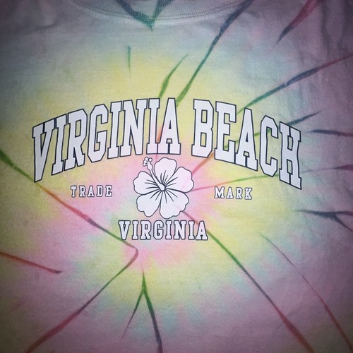 Girls 4pc Clothing Bundle Size L- VA Beach t, 2 Pc Bathing Suit, Shorts - Picture 3 of 10