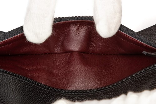 CHANEL Classic Quilted Double Flap Medium Black Caviar Leather Shoulder Bag BNP - Picture 20 of 24