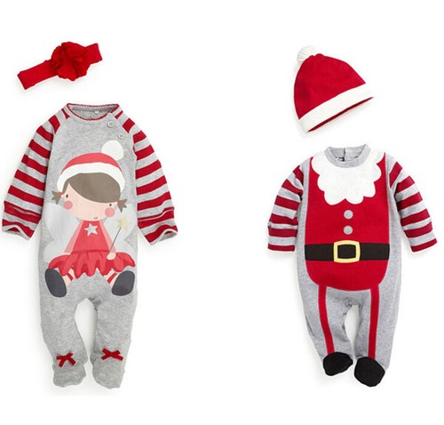 Newborn Baby Boys Girls Long Sleeve Romper Jumpsuit Playsuit Bodysuit Outfits - Bild 6 von 9