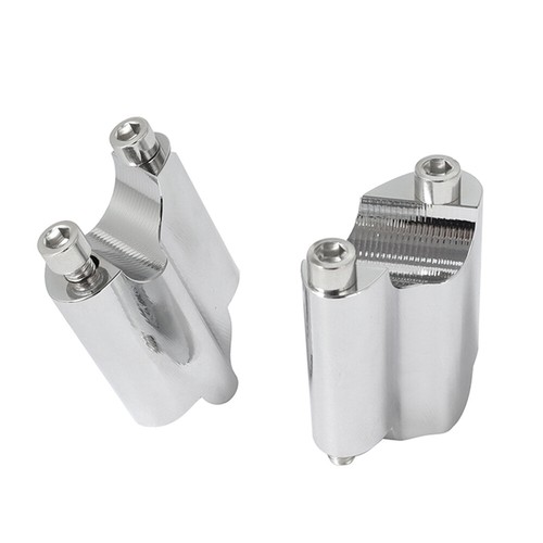 For Harley 48 XL1200X 2010-18 1" Handlebar 2" Riser Extension Kit Heighten Block - Picture 4 of 12