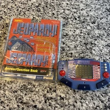 Vintage 1995 Jeopardy Tiger Electronics Handheld Electronic LCD Game Preowned