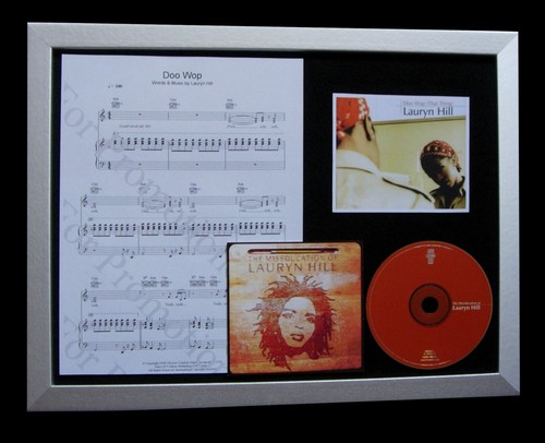 LAURYN HILL Doo Wop That Thing QUALITY MUSIC CD FRAMED DISPLAY+FAST GLOBAL SHIP - Foto 1 di 7