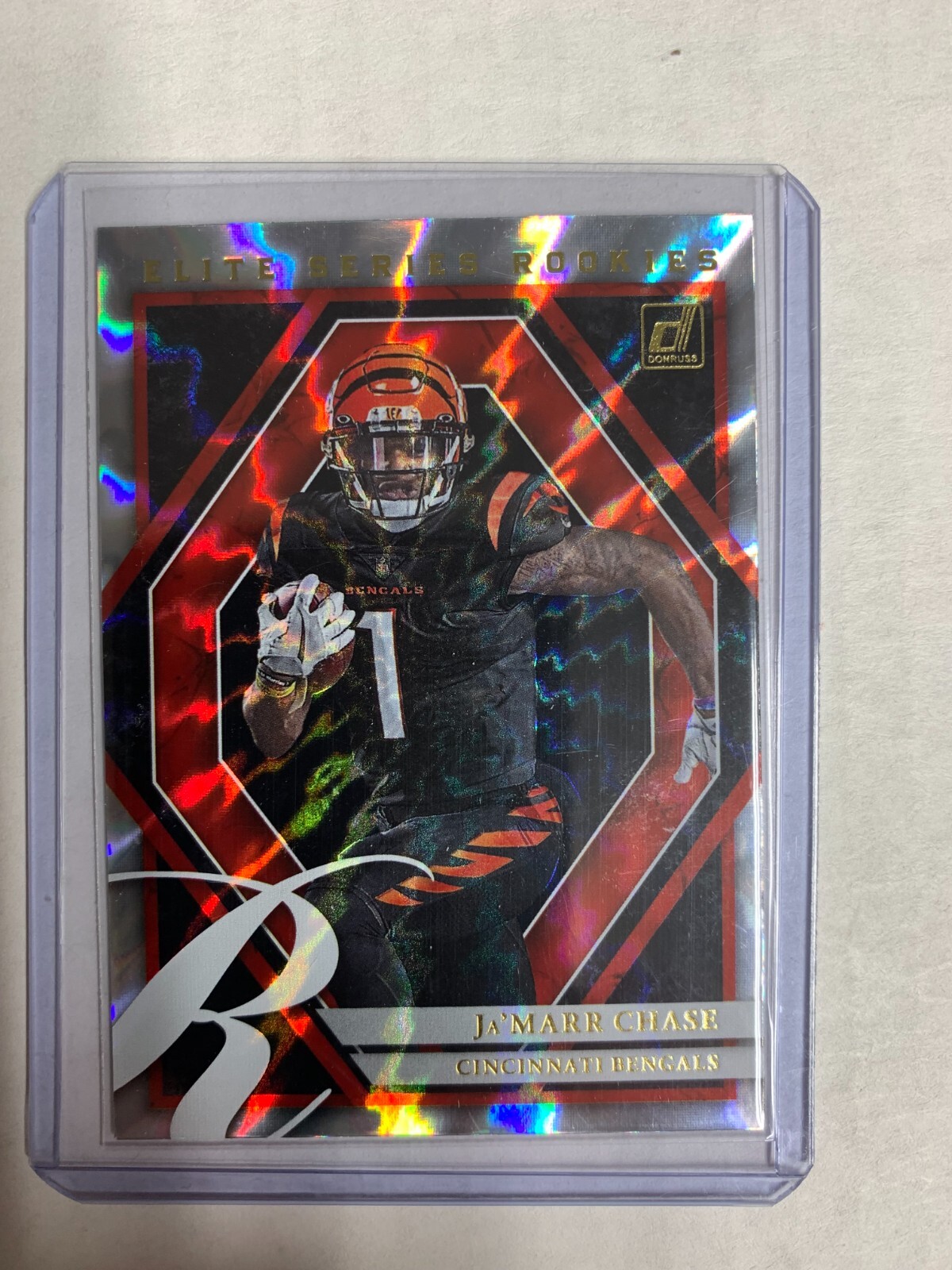 Ja'Marr Chase 2021 Panini Donruss Elite Series Rookies Cincinnati Bengals