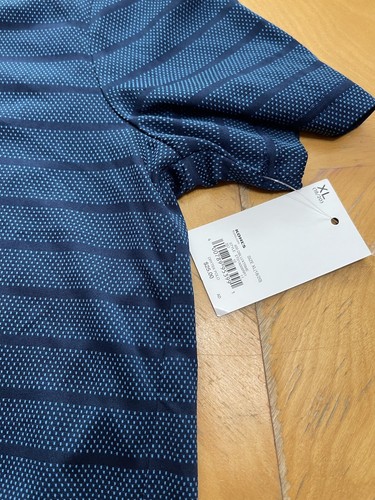 Boys XL( 18/20) Tek Gear Dry Tek Blue & Navy Polo - Picture 2 of 3