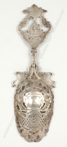 "Large souvenir silver spoon" 19th century - Bild 4 von 5