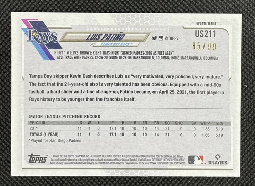 2021 Topps Update Series Baseball INSERTS & PARALLELS - Pick Your Card +20% OFF - Picture 48 of 342