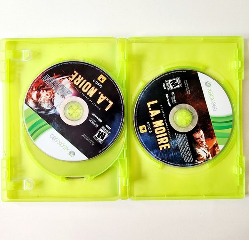 L.A. Noire Rockstar XBox 360 Video Game 3 Discs E31 - Picture 3 of 4