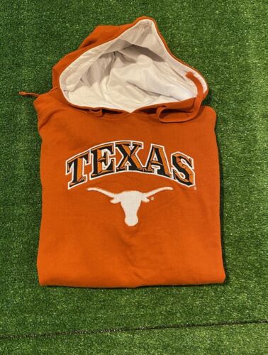 Texas Longhorns Sweatshirt extra groß Kapuzenpullover orange Herren Retro y2K Fußball