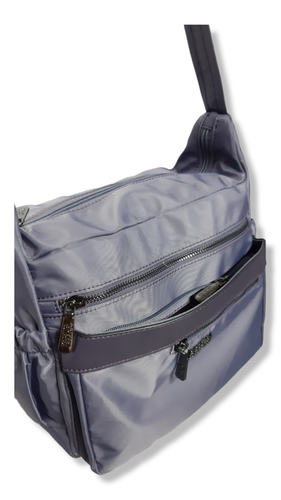 Borsa donna tracolla in poliestere leggera impermeabile Coveri viaggio e lavoro - Picture 6 of 27