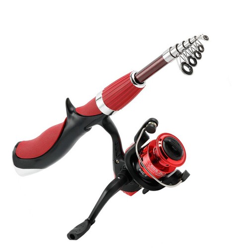 Professional Carbon Fiber Telescopic Fishing Rod Travel Spinning Rod Pole 1.4m - Picture 11 of 11