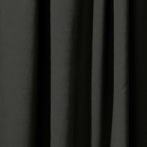 9 Yard Roll Black Encore Synthetic Velour 15 oz. Opaque Fabric - Picture 2 of 2