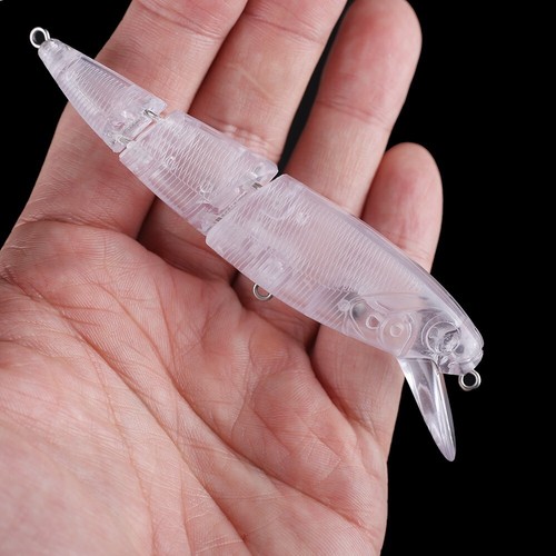 20PCS 11CM 13G Floating Rattle Swimbait Unpainted Bait Blank Fishing Lure Model - Picture 7 of 12