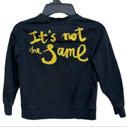 Boys DESIGUAL Lion "its not the Same" We're Atypical Pullover Sweater Sz 3/4 - Picture 4 of 4