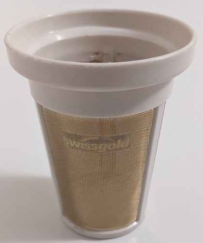 SWISSGOLD Gold-Plated Tea Filter (fits Bodum Teapot) - Picture 3 of 5
