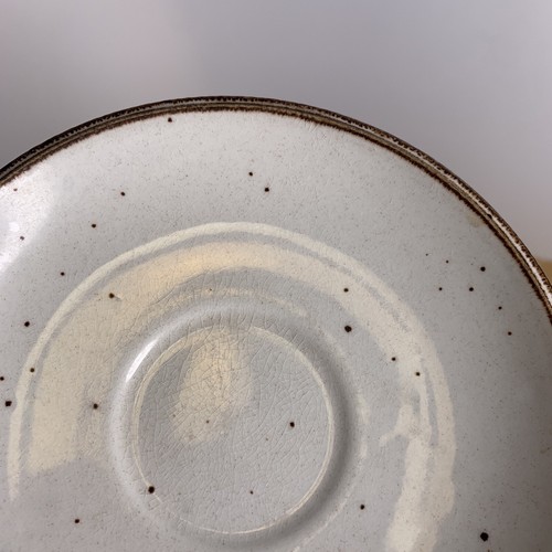 4 Johnson Brothers Ironstone England Patio Brown/Desert Sand Speckled Saucers 6" - Imagen 9 de 13