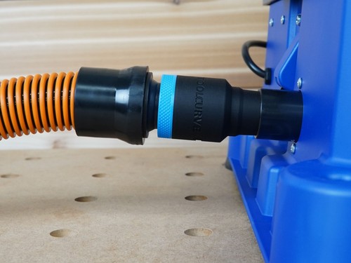 Adaptador de manguera de aspiradora de tienda de 1 1/4" para máquina de orificios de bolsillo Kreg Foreman - Imagen 2 de 4