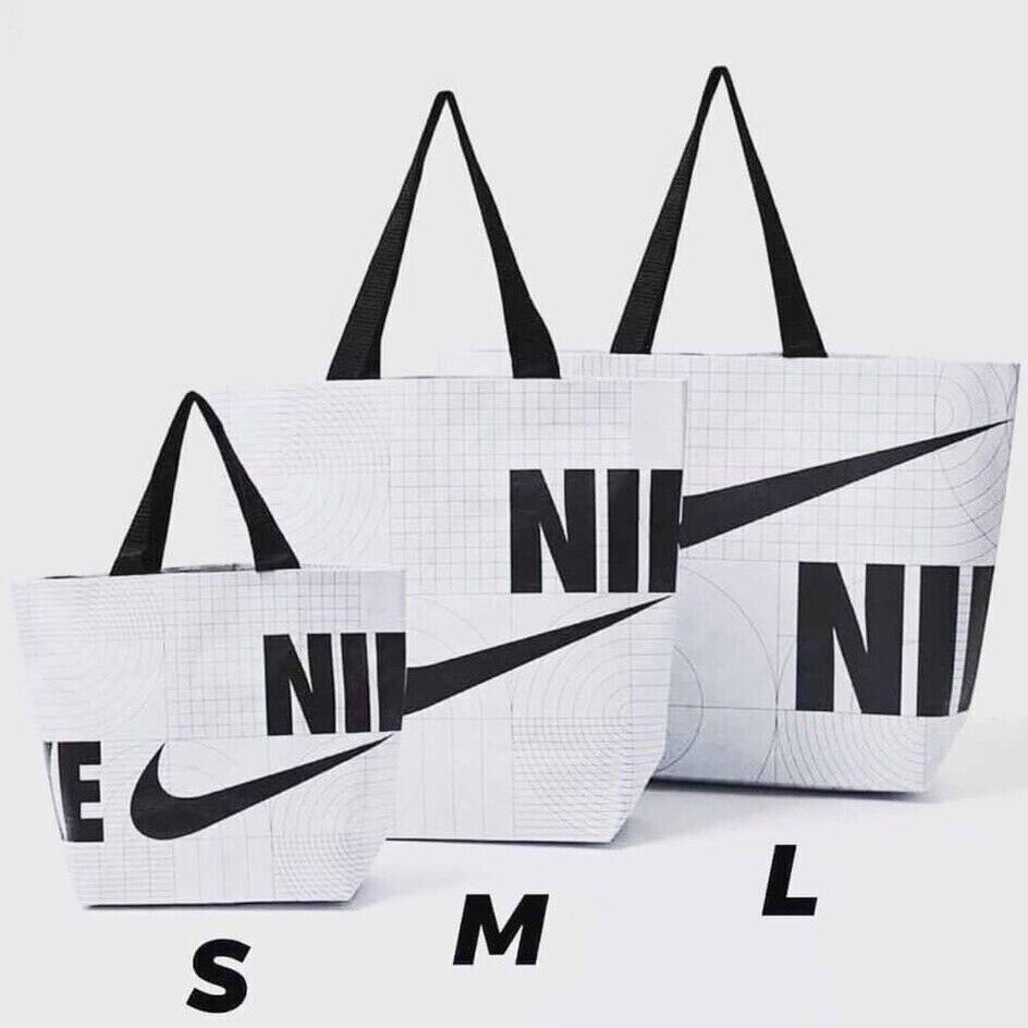 Korea Nike Reusable Shopping Bag Tote Eco Bag S/M/L