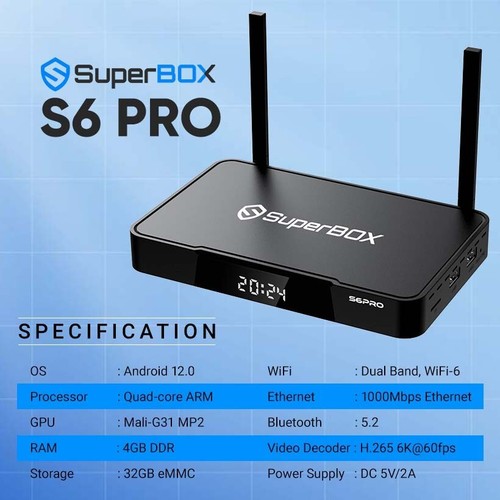 SuperBox S6 PRO 2025 neueste Version BESTE TV BOX AUTORISIERTER VERKAUF mit KOSTENLOSER EINRICHTUNG - Bild 24 von 24