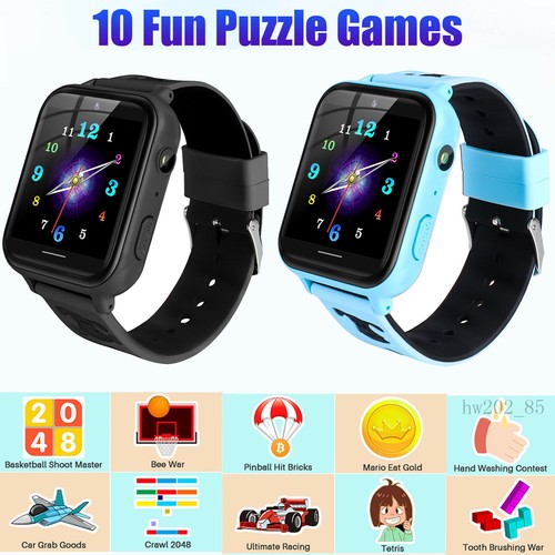 Reloj inteligente para niños teléfono inteligente 10 juegos teléfono celular reloj SOS con tarjeta SD de 1 GB - Imagen 2 de 29