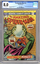 Amazing Spider-Man #142 (1975) CGC 8.0 Mark Jewelers insert. Mysterio appearance