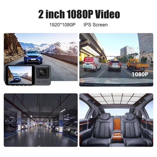 2in LCD Screen Car Video Recorder WiFi Dash Cam DVR 2 Lens Camera Night Vision - Picture 9 of 17